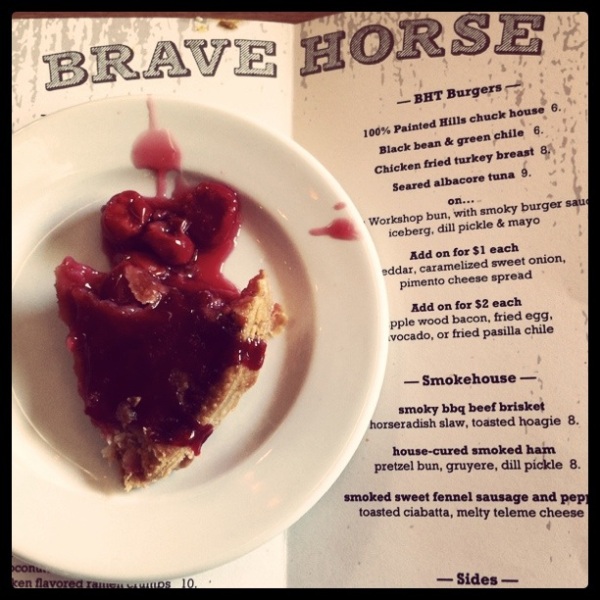 Bravehorse Sour Cherry Pie... Instantaneous Grins!